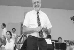 Cliff Manning, co-conductor of Marshall's Band